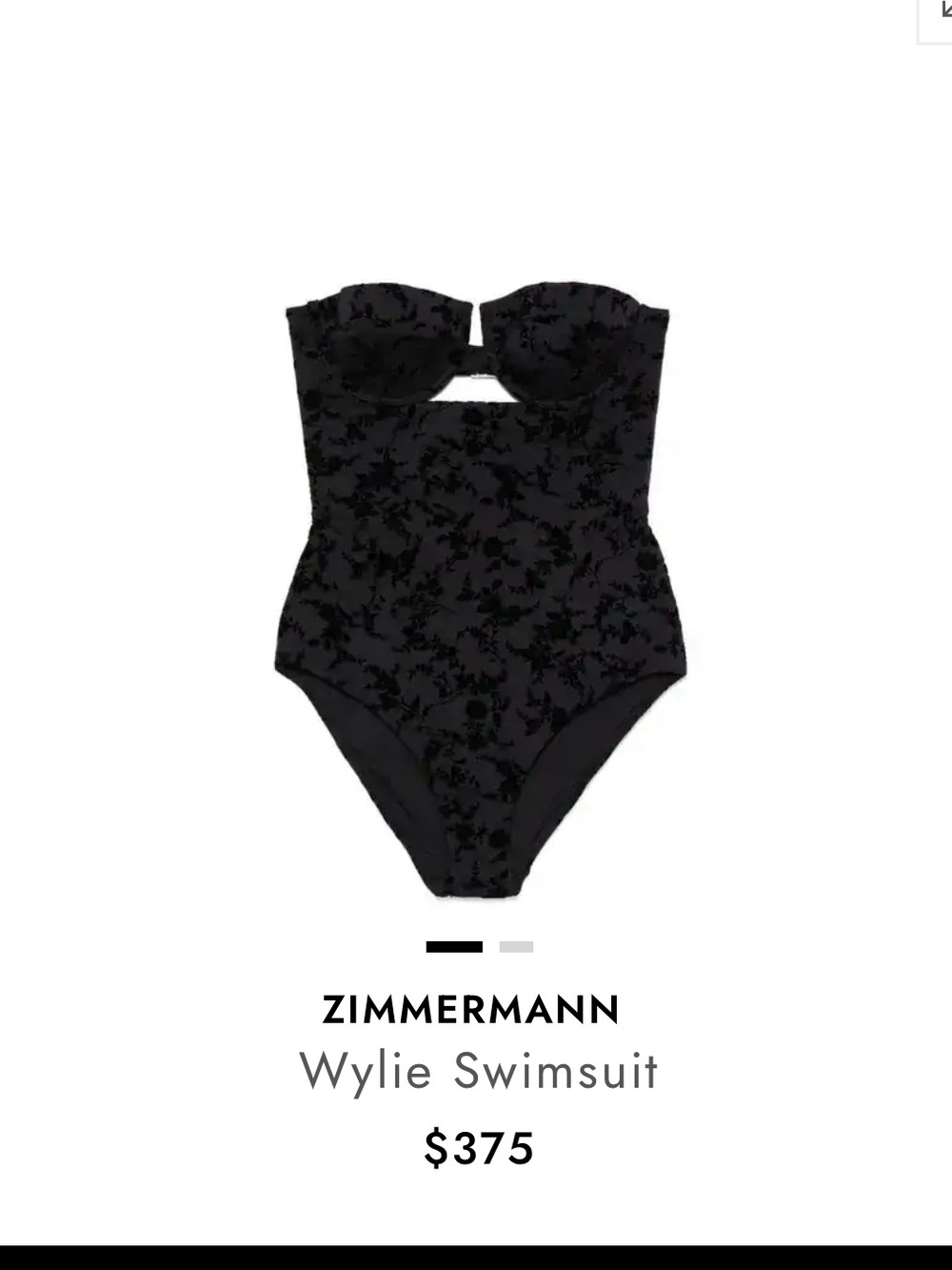 NWT Zimmerman Wylie One Piece Swimsuit AU Size 3 (US 8-10)